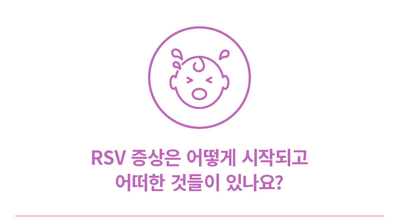 RSV 증상은 어떻게 시작되고 어떠한 것들이 있나요?